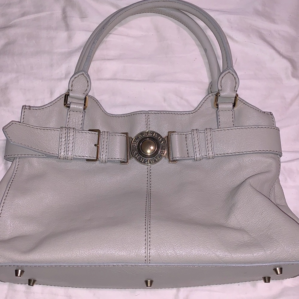 Burberry Buffalo Leather Lambeth Bag
